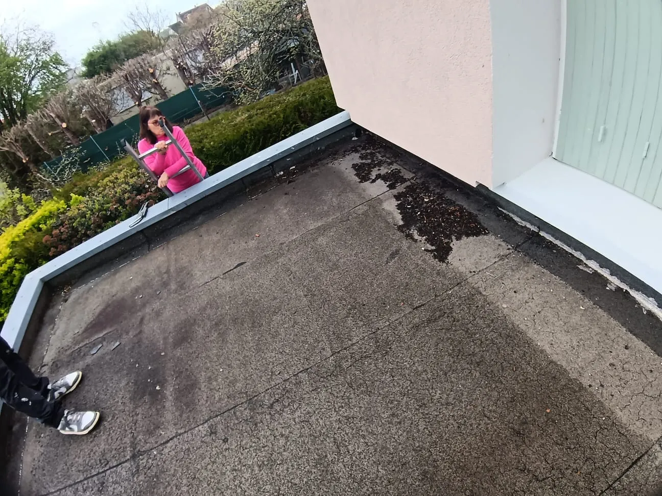 Fuite sur un toit-terrasse à Montlouis-sur-Loire : on a refait l'étanchéité au point faible
