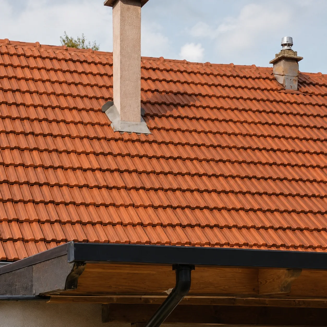 Réfection d'une couverture en tuiles à Amboise (37)