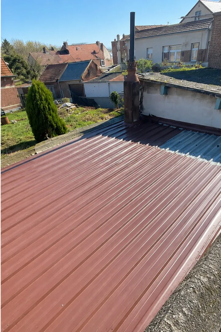 Rénovation toiture avant après — après